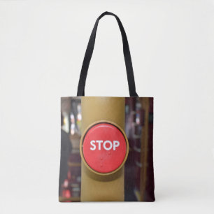 Bus stop button Tote Bag