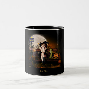 Bus stop Two-Tone coffee mug