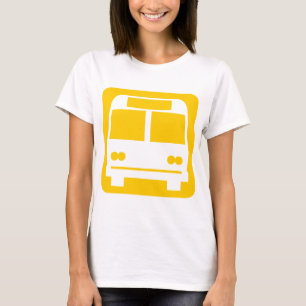 Bus symbol - Amber T-Shirt