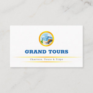 Bus Tourism   Travel Agent Business Card