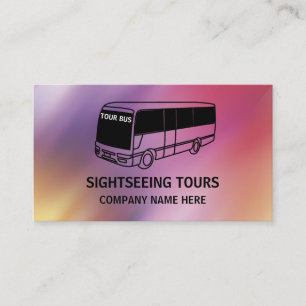 Bus Travel Business Cards