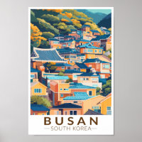 Busan Gamcheon Culture Village Travel Art Vintage