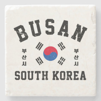 Busan South Korea Stone Coaster