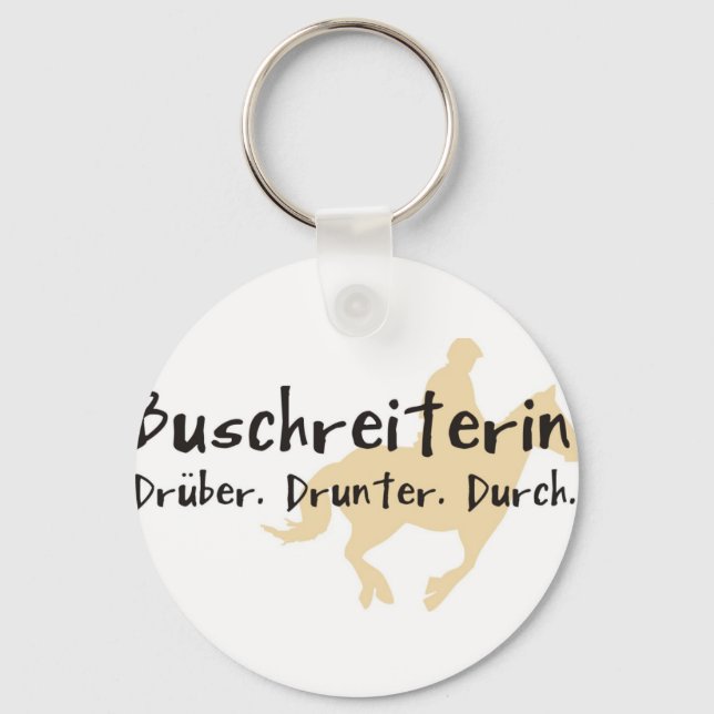 Buschreiterin Key Ring (Front)