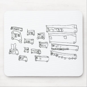Buses Mouse Mat