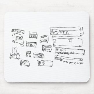 Buses Mouse Mat