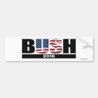 Bush 2016 bumper sticker