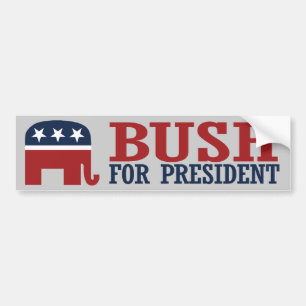 BUSH 2016 REPUBLICAN BUMPER -.png Bumper Sticker