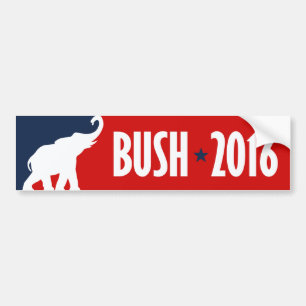 BUSH 2016 SPORTBUMPER -.png Bumper Sticker
