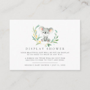 Bush Baby Koala Baby Shower Gift Display Enclosure Card