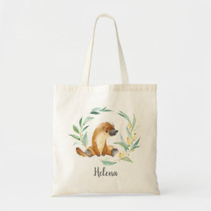 Bush Baby Platypus Personalized Tote Bag