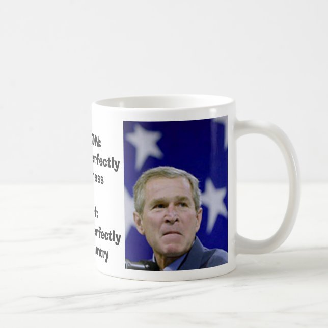 BUSH/CLINTON COFFEE MUG (Right)