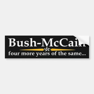 Bush-McCain Bumper Sticker