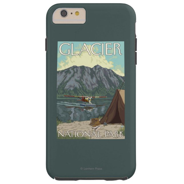 Bush Plane & Fishing - Glacier National Park, MT Case-Mate iPhone Case (Back)