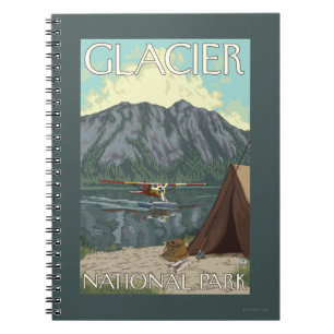 Bush Plane & Fishing - Glacier National Park, MT Notebook