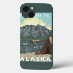 Bush Plane & Fishing - Ketchikan, Alaska iPhone 13 Case