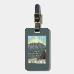 Bush Plane & Fishing - Ketchikan, Alaska Luggage Tag