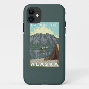 Bush Plane & Fishing - Latouche, Alaska iPhone 11 Case