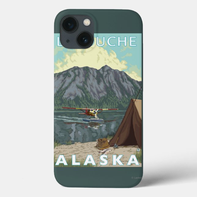 Bush Plane & Fishing - Latouche, Alaska Case-Mate iPhone Case (Back)
