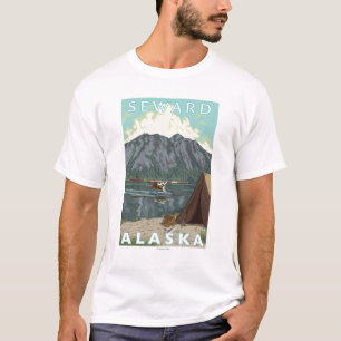 Bush Plane & Fishing - Seward, Alaska T-Shirt