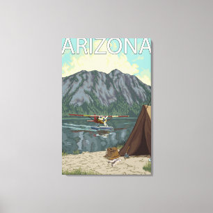Bush Plane FishingArizona Canvas Print