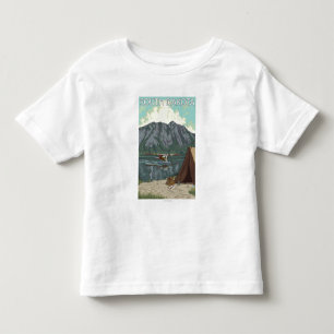 Bush Plane FishingSouth Dakota Toddler T-Shirt