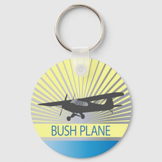 Bush Plane Key Ring (Front)