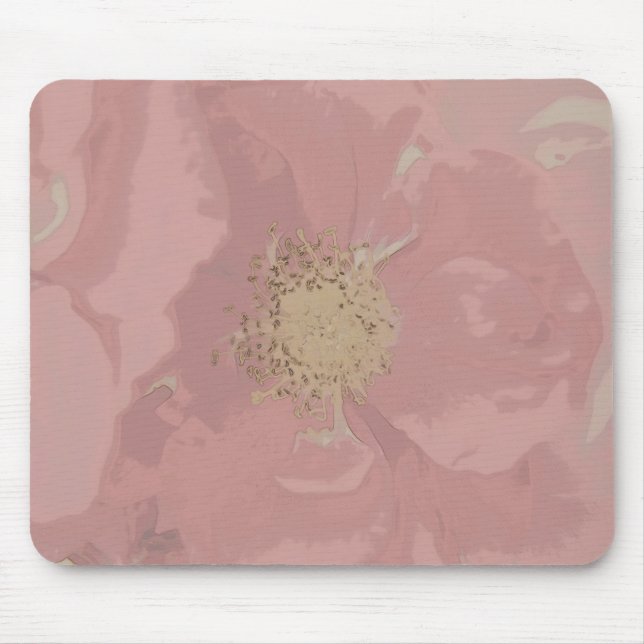 Bush Roses DullPastel Mouse Mat (Front)
