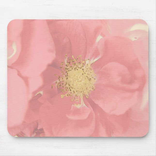 Bush Roses Mono Mouse Mat (Front)