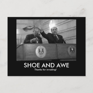 BUSH Shoe and Awe Postcard