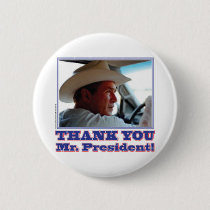 Bush-Thank-You 6 Cm Round Badge