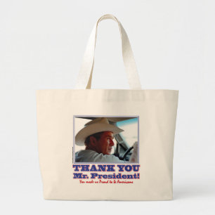 Bush-Thank-You-American Large Tote Bag