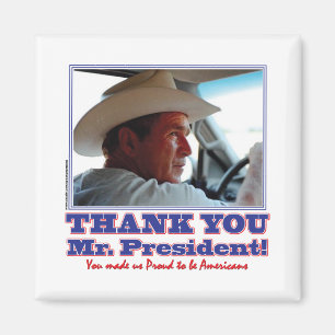Bush-Thank-You-American Magnet
