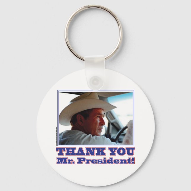 Bush-Thank-You Key Ring (Front)