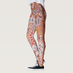Bush Tucker Aboriginal Leggings