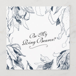 Bush Wedding 'Be My Ring Bearer?' Invitation