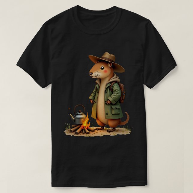 Bush Wombat T-Shirt (Design Front)
