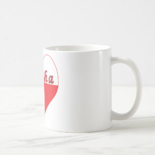 Busha Polish Heart Coffee Mug