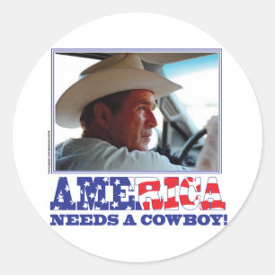 BushAMERICA Classic Round Sticker