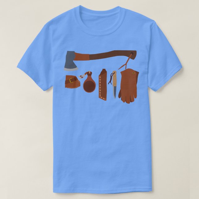 Bushcraft Kit Survival Prepping Camping 3 T-Shirt (Design Front)