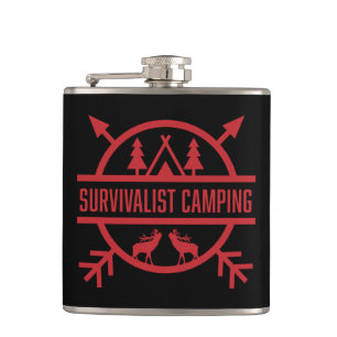 Bushcraft  Nature Survivalist Hip Flask
