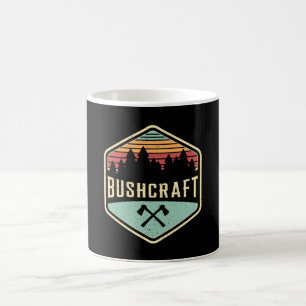 Bushcraft Retro Survival Survivor Bushcrafter Gift Coffee Mug