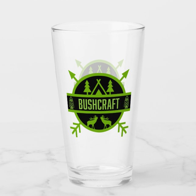 bushcraft survivalists   glass (Front)