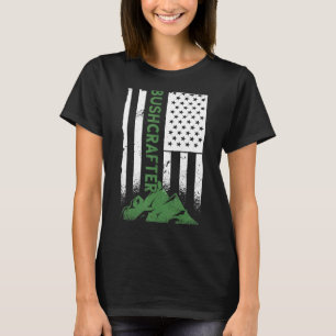 Bushcrafting & Outdoor I Bushcrafter Camper & Bush T-Shirt