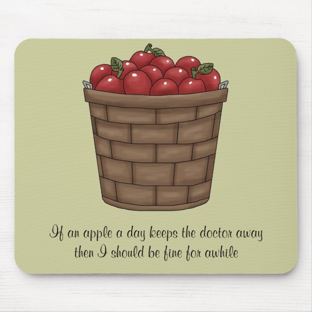 Bushel of Apples Mousepad (Front)