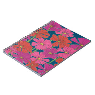 Bushel of Bright Cosmos Notebook