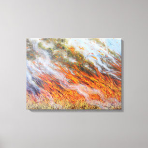 Bushfire Inferno 2014 Canvas Print