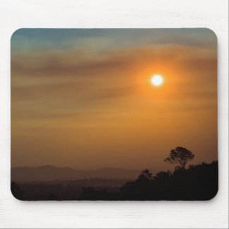 Bushfire Sunset Mouse Mat