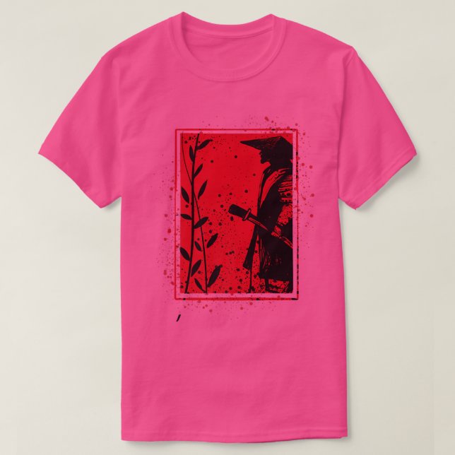 Bushido Code Samurai Katana  T-Shirt (Design Front)