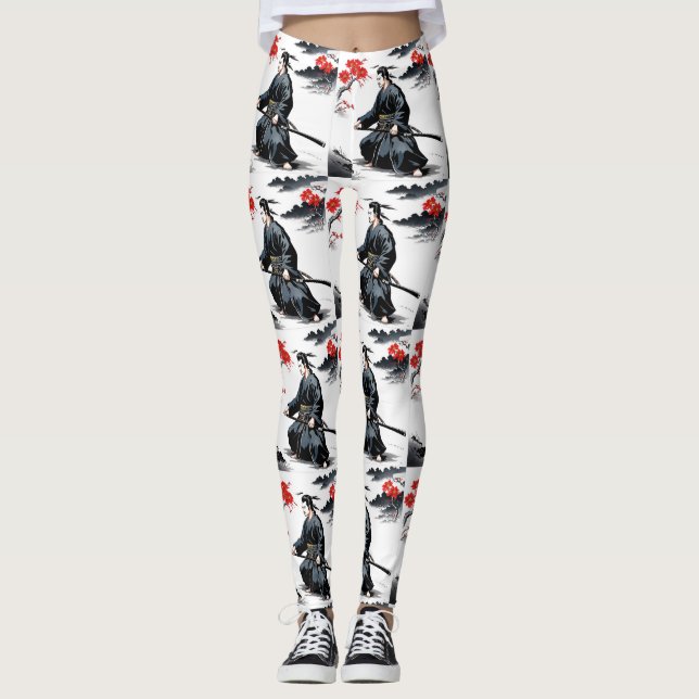 Bushido Code Samurai Masterpiece Leggings (Front)